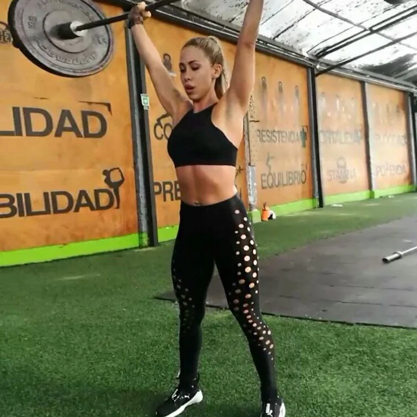 Hot Fitness Breathable Sports Legging Wear Women Yoga Pants for GYM