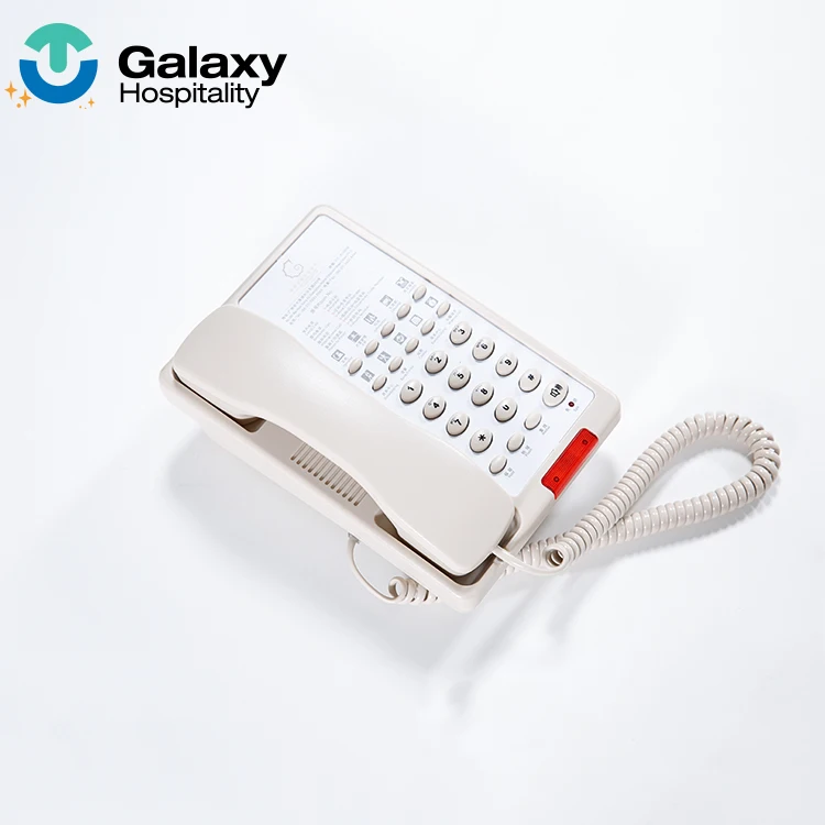 Cheap Price Printing Custom Logo Wall Mounted Telephone For Hotel Bathroom