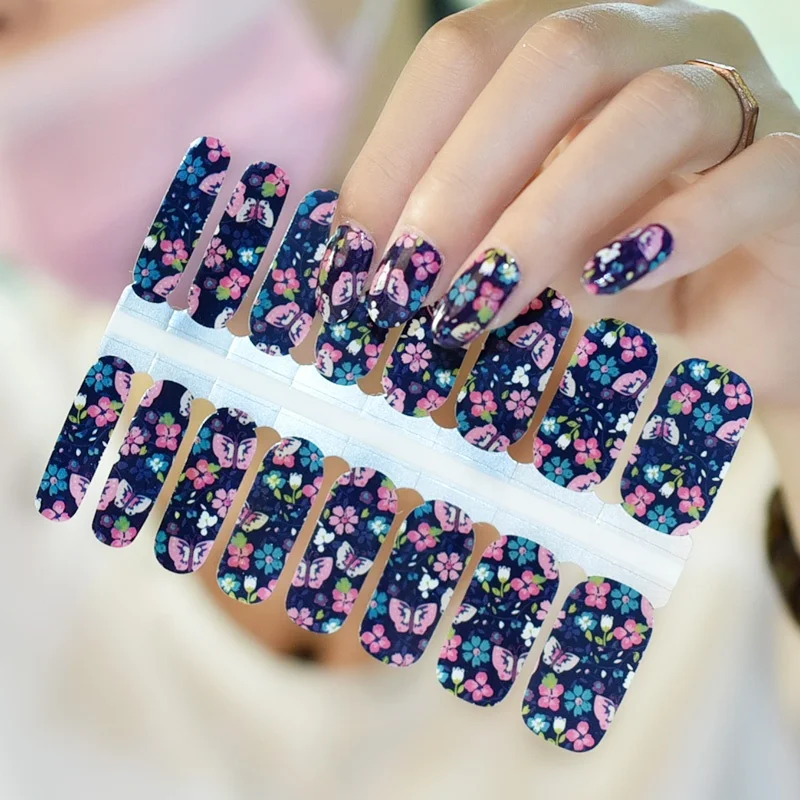 
newest fashion nail art accessories nail decals /gel nail wraps 