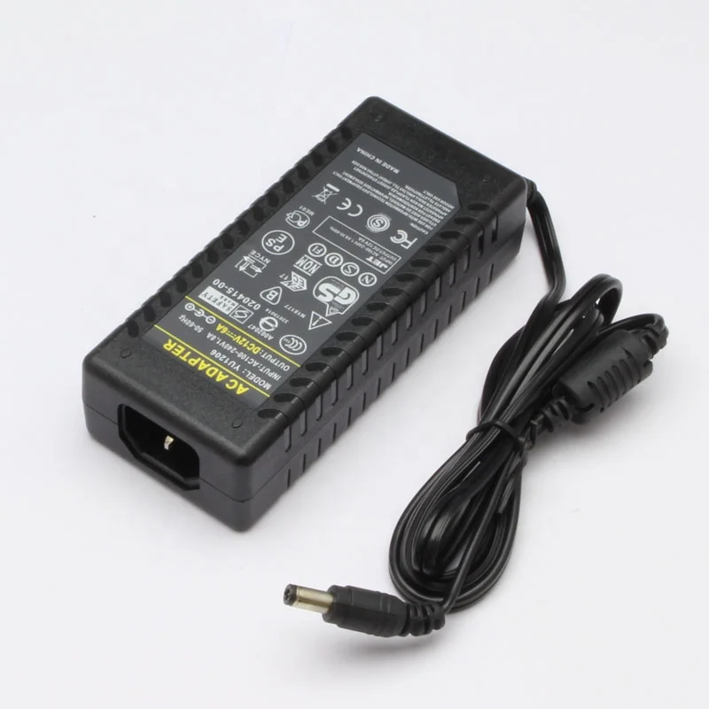 boqi 12V 6A 72W desktop power adapter AC to DC power adapter 72W for CCTV, LED strip, LCD Screen