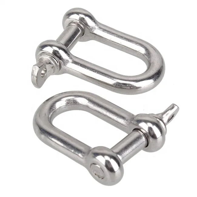 Stainless steel rigging swing hanger d shackle
