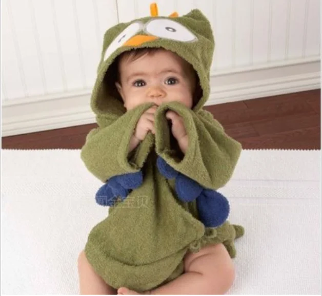 2015 новая детская одежда для мальчиков/девочек халат Всплеск Wrap банное полотенце с капюшоном халат Размер 0-12 мес., комплект