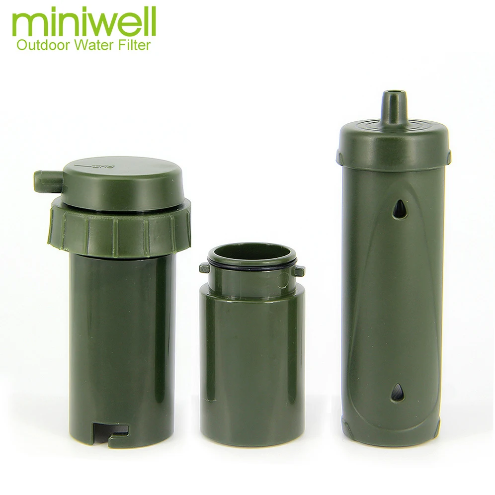 
miniwell portable outdoor water filter fresh water treatment government procurement for disaster air dropped supplies 