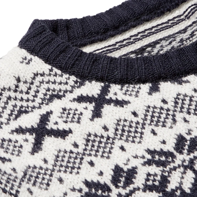 men knitting pattern christmas sweater fair isle cashmere sweater