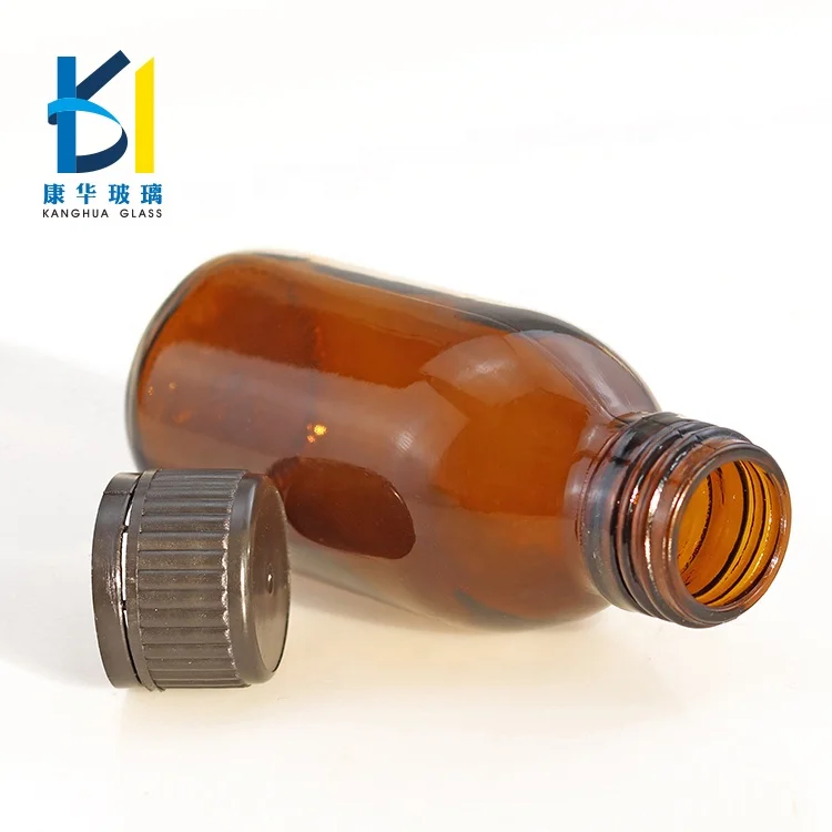 Hot-sale 100ml Prometh Cough Syrup Bottle With Tamper Proof Cap