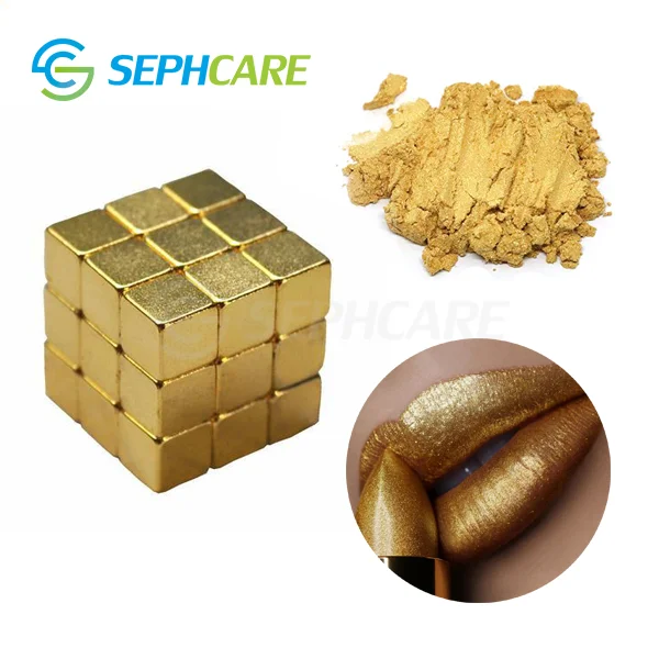 Sephcare gold metallic mica powder pigments