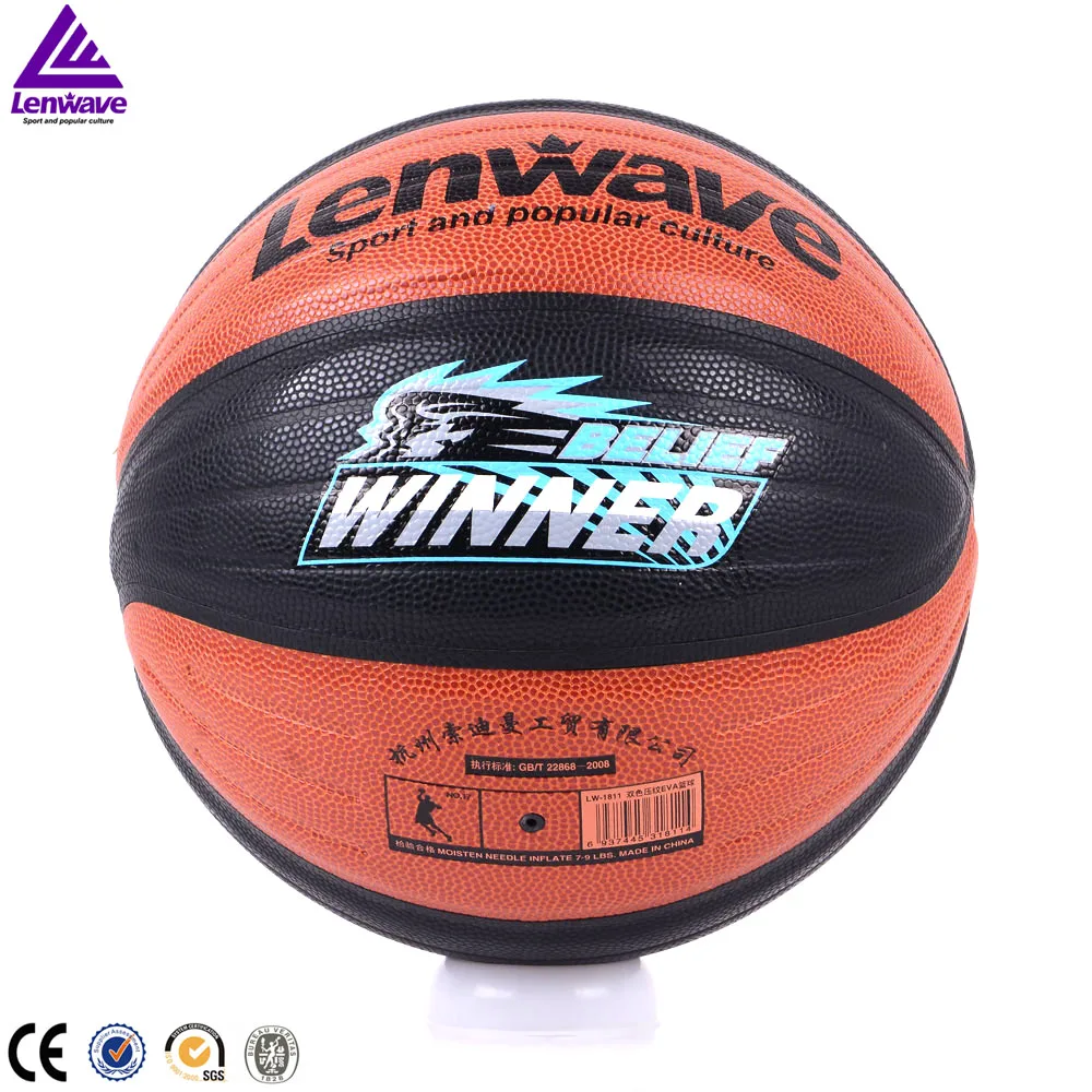 lenwave brand inflatable balls basketball training equipment best cheap custom leather basketball ball