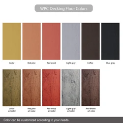 wpc synthetic teak decking outdoor laminate flooring