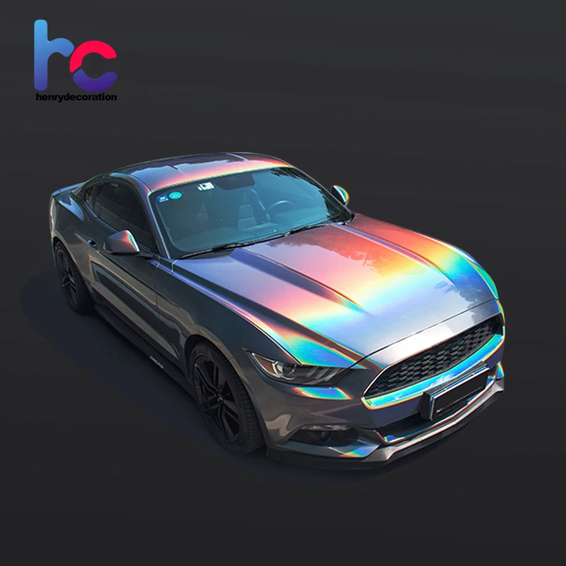 Color Changing Film Laser Color Tint Films For Car Cars Exterior Vinyl Wrap Vehicle sticker