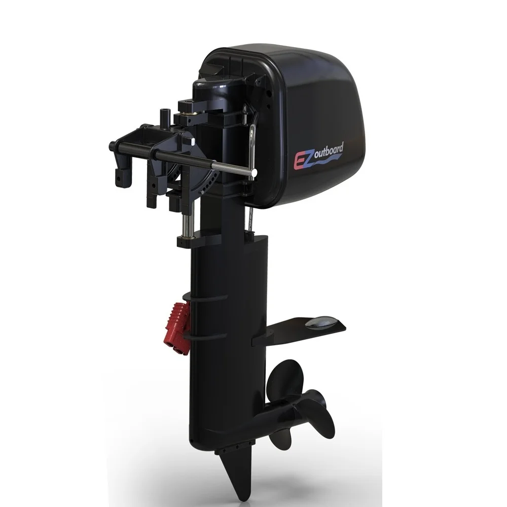 6HP EZ-S06R  (Remote Controller)  4 Stroke Portable Electric Outboard Motors, EZ Outboard Electric Outboard Motor Stand