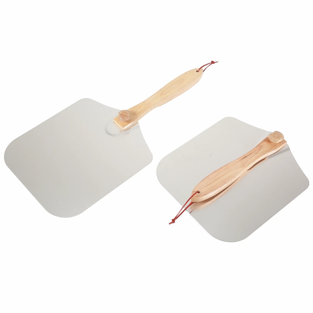 Aluminum Pizza Peel With Foldable Bamboo Handle