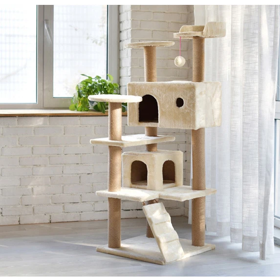 
Cat Activity Tree with Scratching Posts cat tree tower 