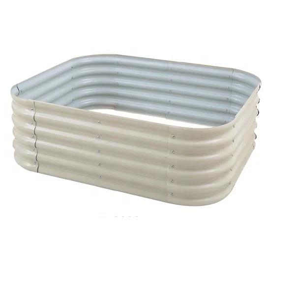 
New style Galvanized steel raised garden bed for vegetable flower planter edge 