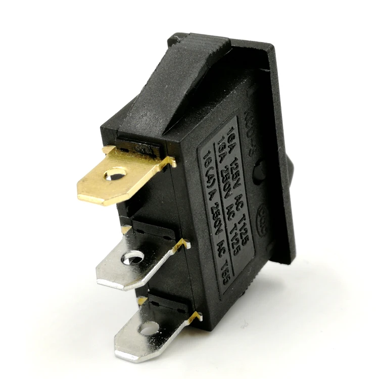 16A 25A 125V 250V AC T125 3Pin Electrical Rocker Switch with LED Light