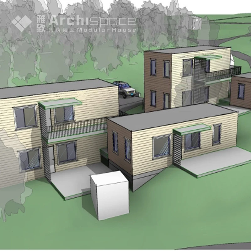 
wooden pattern villa 40ft container house manufactures prefabricated homes 