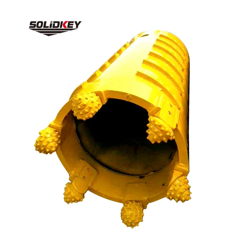 Roller cone drum cutters for piling foundation drilling,  tricone cone cutter for core barrel in pile foundation construction