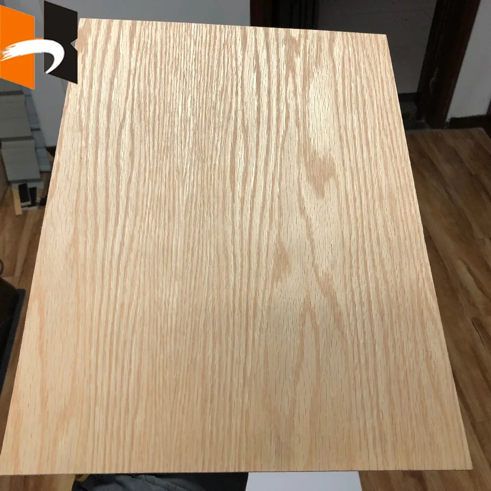 5.2mm decorative laminated oak plywood wall panel