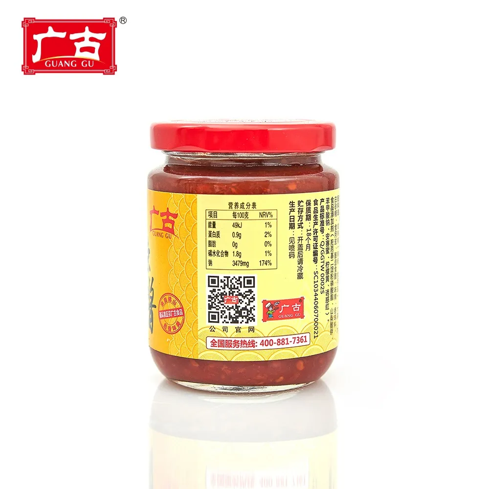 230g*12 Jar Bottle Packing Best Price Garlic Chilli Sauce Selling Top Quality