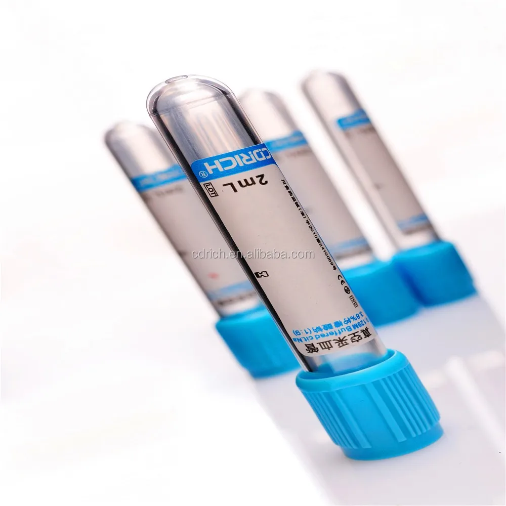 
cdrich sodiunm citrate blood collection tubes blue cap 