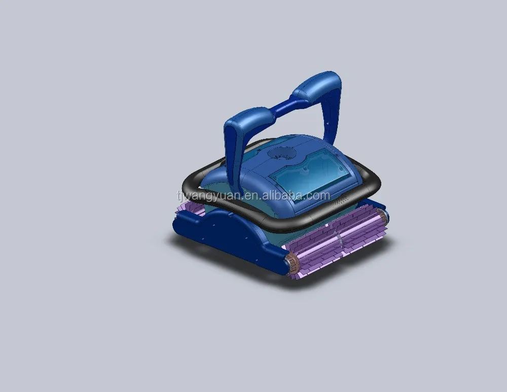 Wall climbing automatic pool cleaner