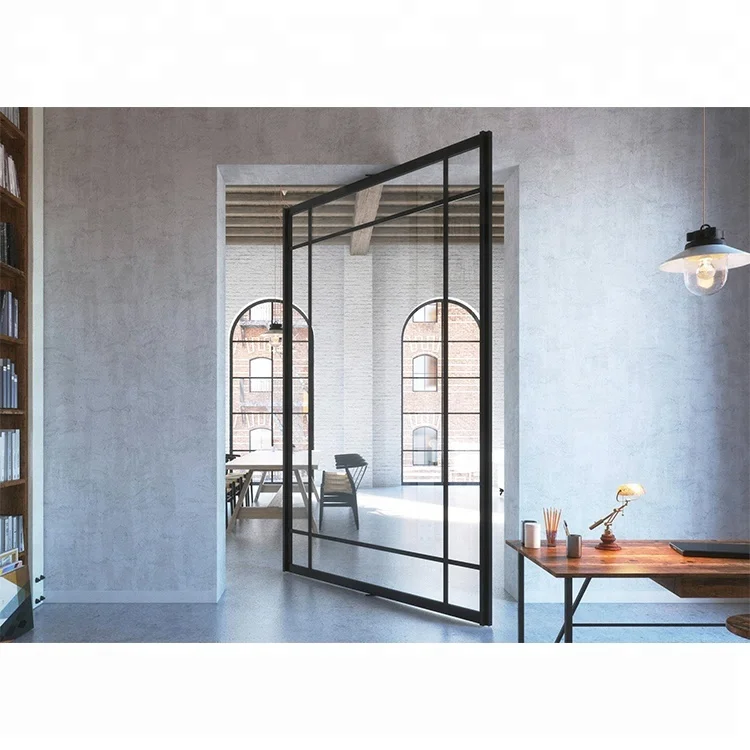 European standard entrance rolling metal doors security room french double glass door for house