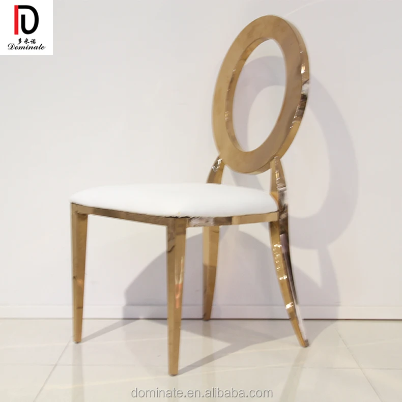 royal king throne high back rose gold stainless steel chair