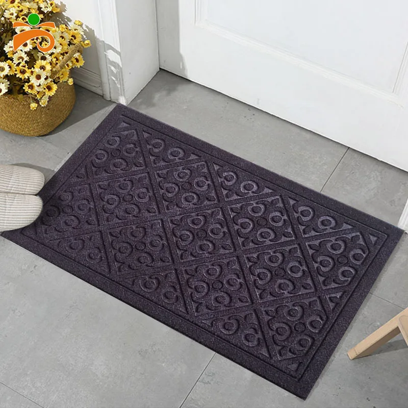 
Kitchen entrance dirt trapping 100% recycled used waterproof rubber floor mat 