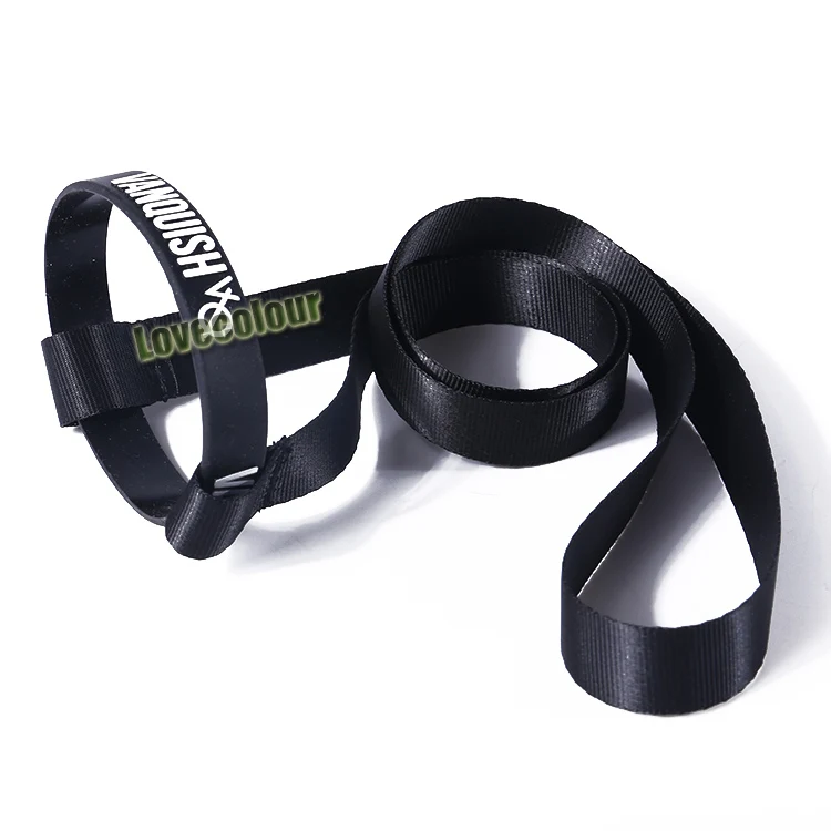 Promotional Coffee Cup Holder Neck Lanyard with Silicone Wristband for Cup Bottle