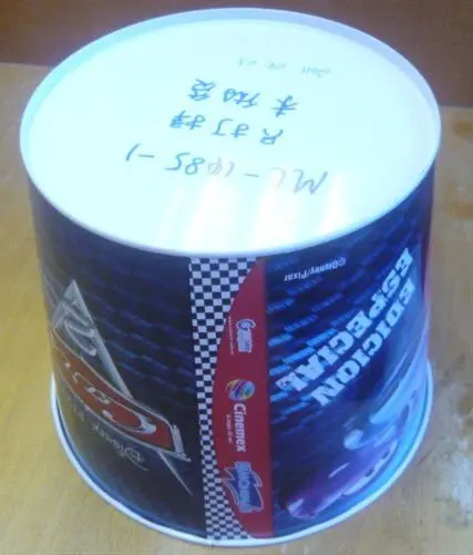 Metal Popcorn Tin Box, Metal Popcorn Bucket, Tin Bucket