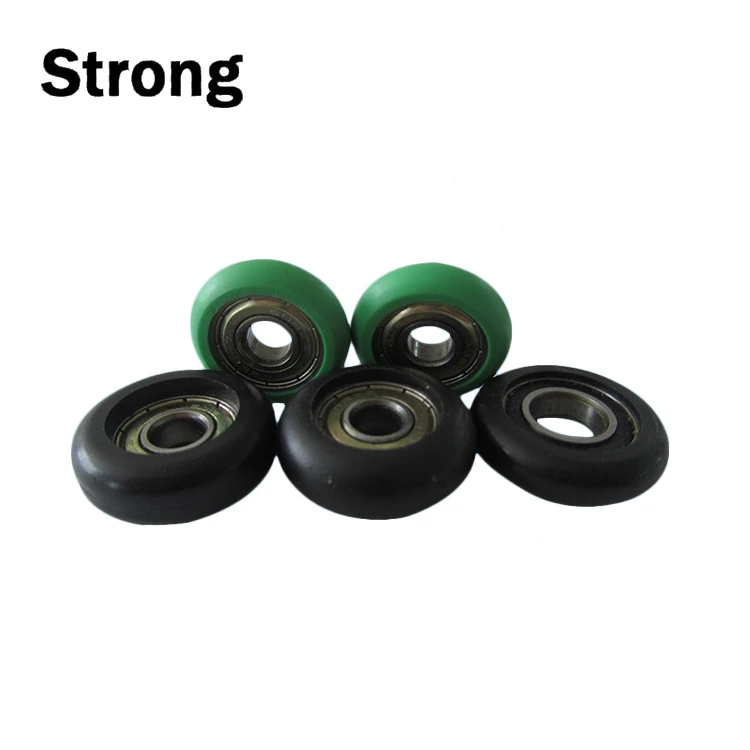 OEM nylon pulley wheels with bearings plastic roller for aluminum sliding door