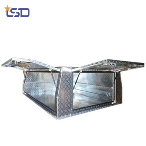 
Heavy Duty Aluminum UTE Pickup Canopy Camper with ladder rack 