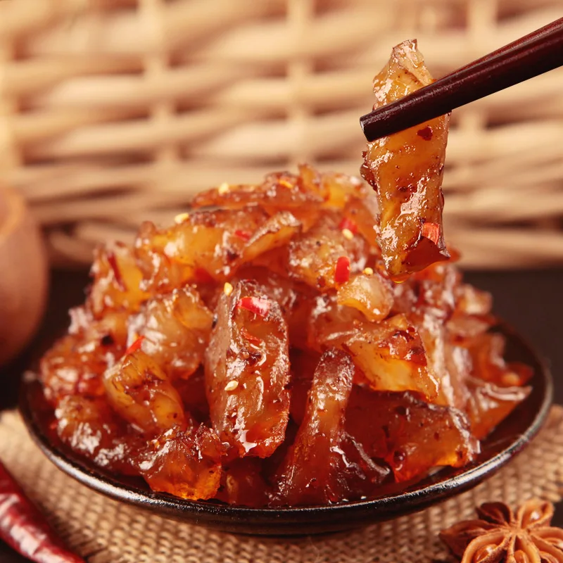 
Shu Dao Xiang Bulk Buy From China 100g Snack Food Industry Spicy Food Chinese Snack Food Dried Beef Tendon 