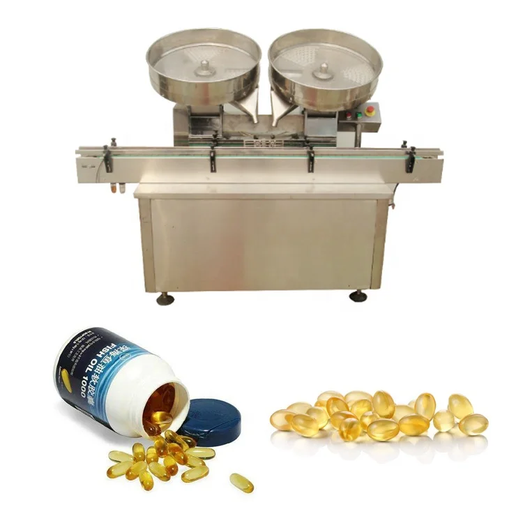 JB-SL60 professional automatic Vitamin counter capsules counting filling capping machine