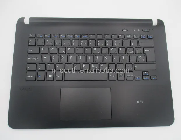 Подставка для рук с клавиатурой для sony viao fit svf142 испанская черная 3phk8phn060