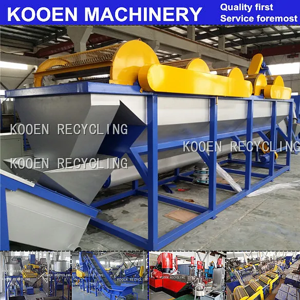 Торговая гарантия KOOEN, лидер продаж, машина для переработки пластиковых бутылок с минеральной водой