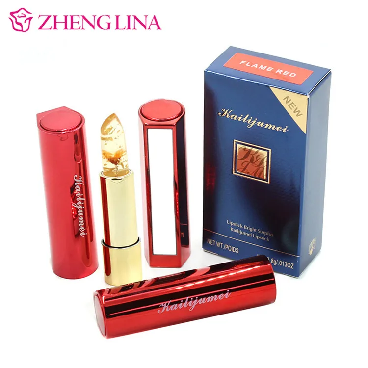 
Hot Selling Kailijumei flower glitter jelly lipstick With Authorization 