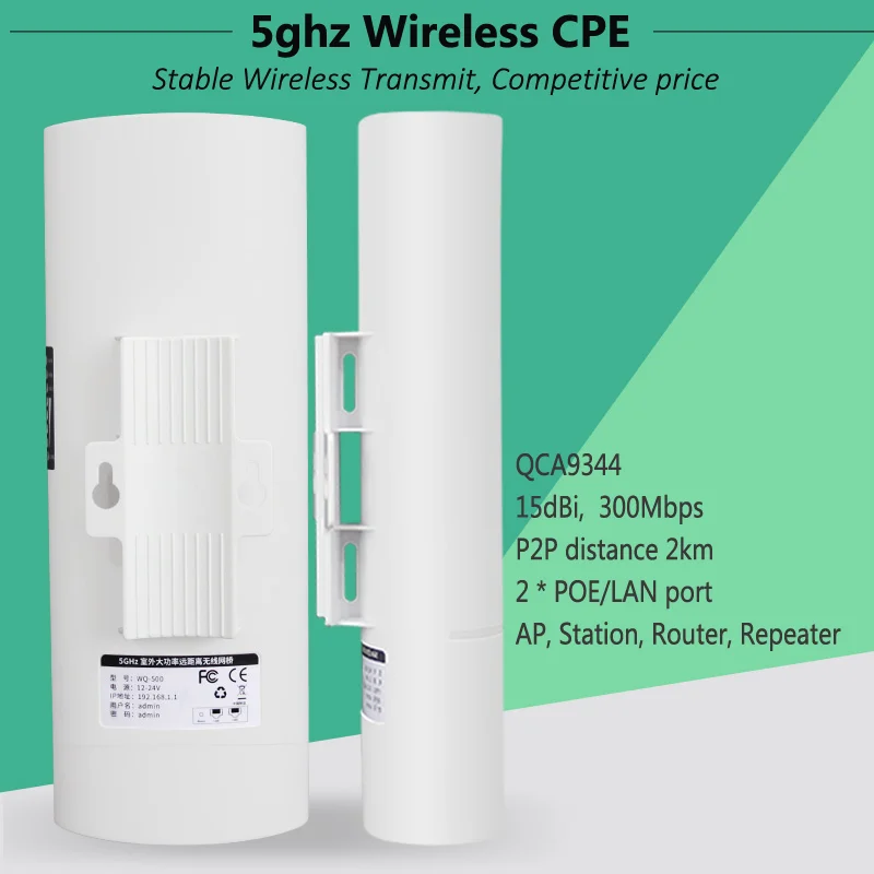  2 км Wi-Fi CCTV видеопередатчик беспроводной радиоприемник wimax cpe маршрутизатор