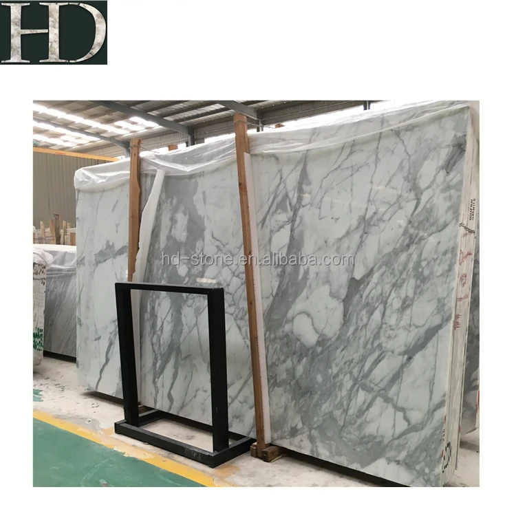 Italian Statuarietto Venato Marble Slab Decor Stone White Marble