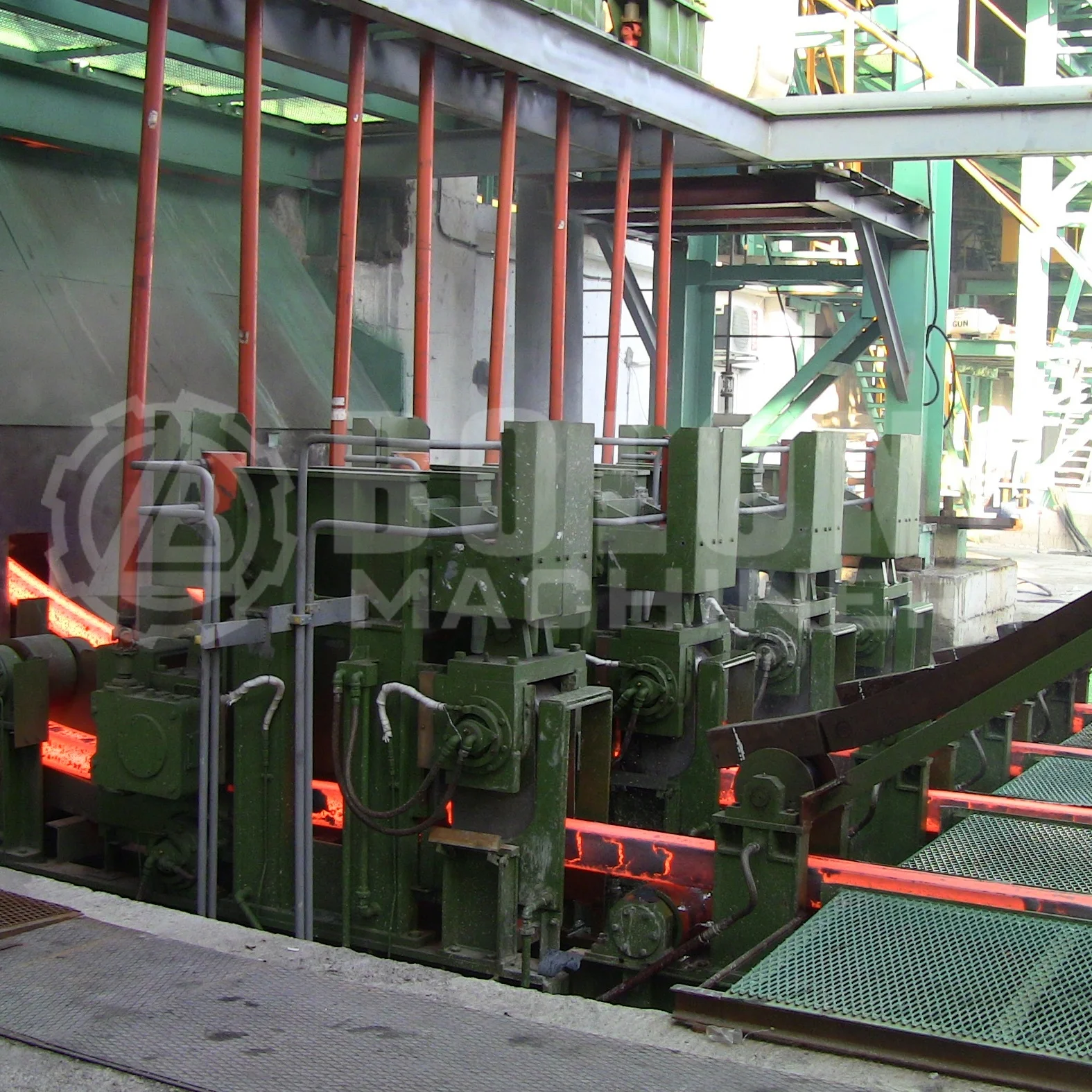 Hot sale smelting induction furnace sectional steel rebar rolling mill for stainless with best quality