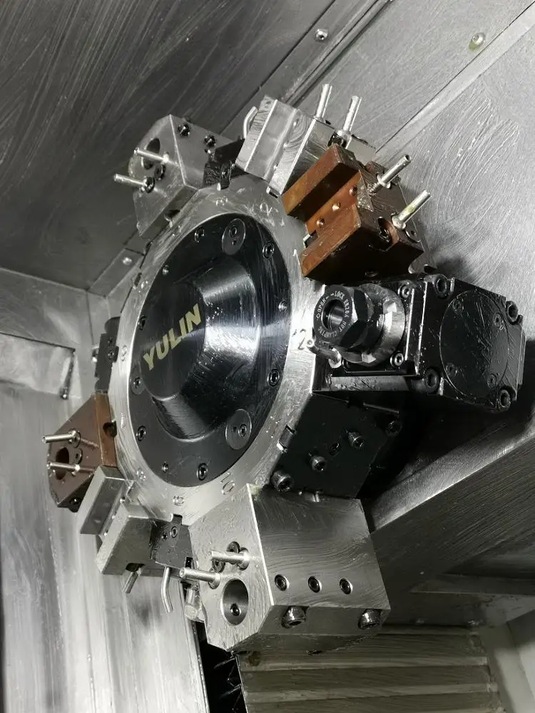 
Slant Bed CNC milling and turning center drill mill lathe mini machine metal (BL-H40TC) 