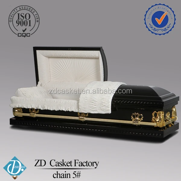 High quality american style steel casket for sale Chain 5#