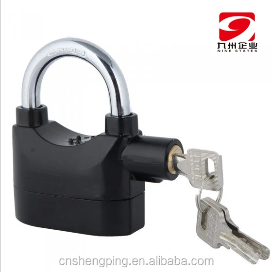 
Alarm padlock with waterproof function 