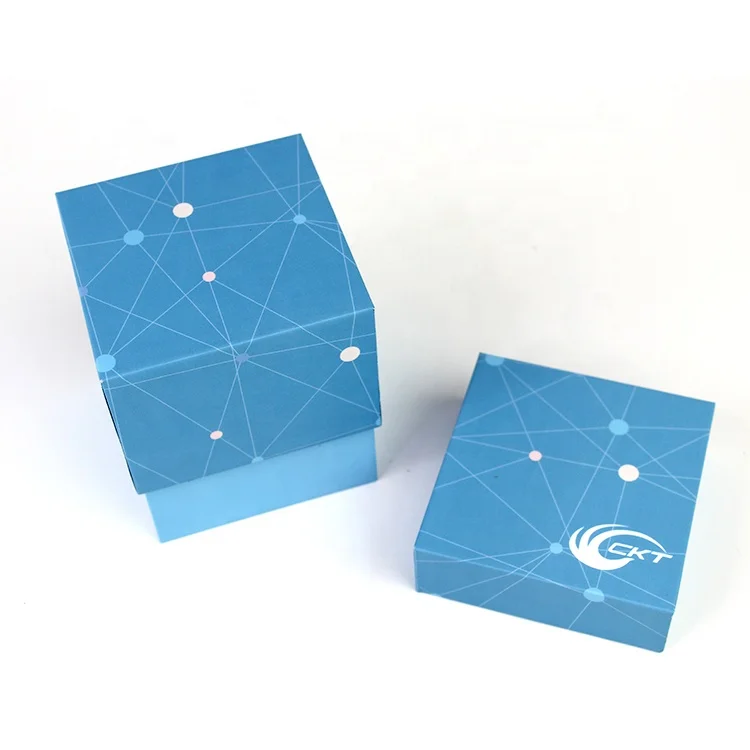 Custom Design Hat Embossed Recyclable Cardboard Paper Packaging Candle Gift Box Holder With Lid