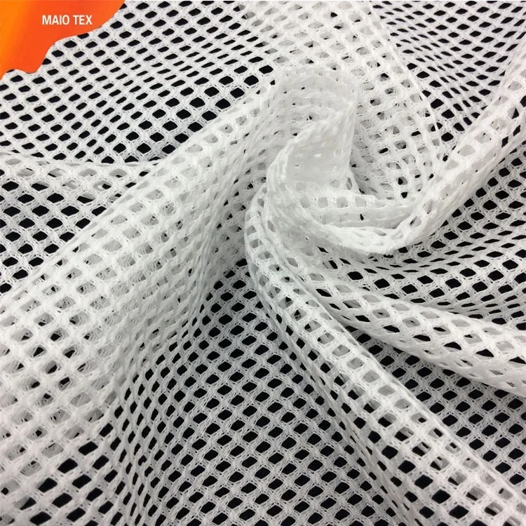 
wholesale net warp knit 100 polyester tricot mesh fabric for sportswear and jacket lining 