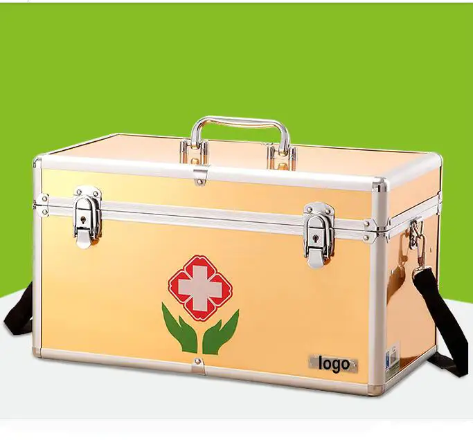 Customized Blue Aluminum First Aid Medical Storage Case/Surgical  Case