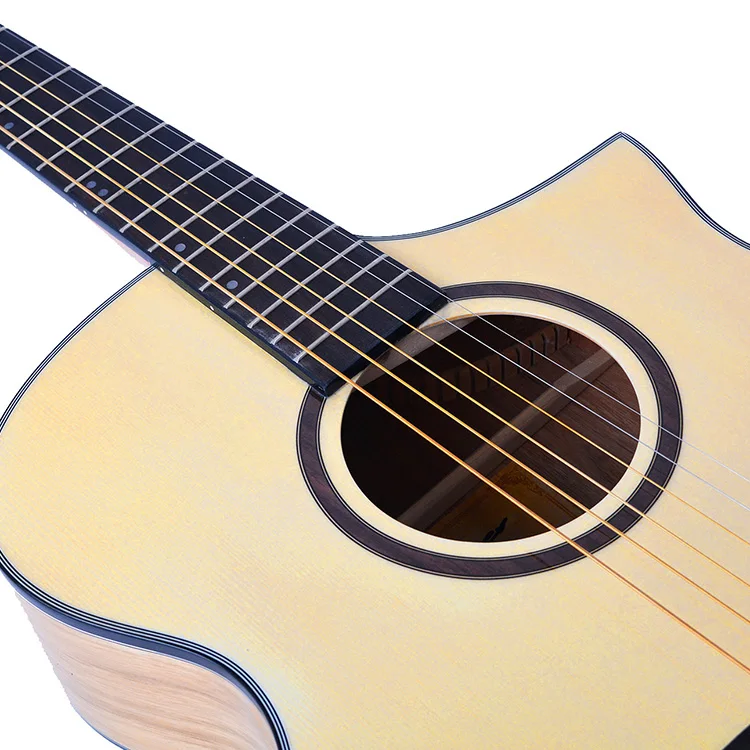 Simger 40 inch Cutaway top spruce cheap acoustic guitar