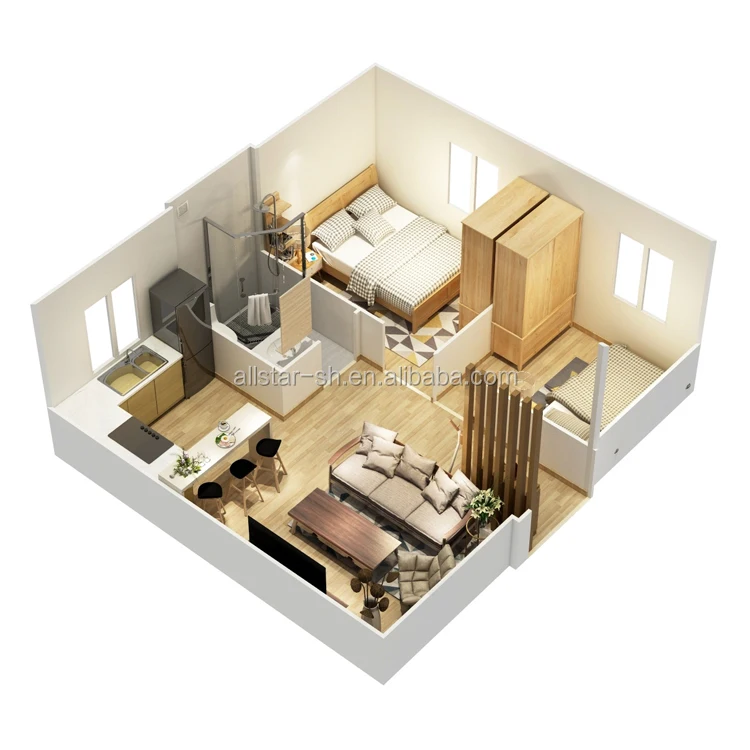 Сэндвич-панель, стальная конструкция, контейнер для дома/новый дом-контейнер с возможностью расширения