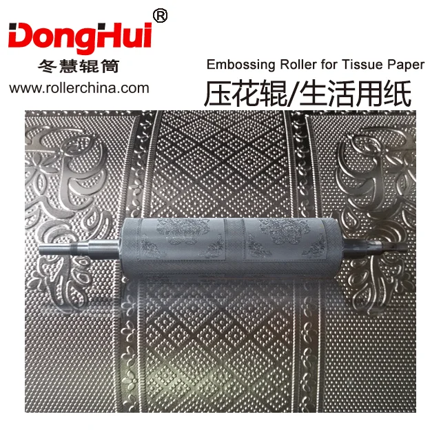 
E180928-28 Embossing Cylinder Popular China Manufacture Donghui Roller for Toilet Paper Tissue Paper Napkin Paper 