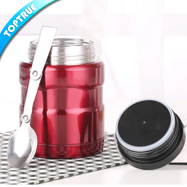 Фляга для еды, вакуумный термос из нержавеющей стали, фляга для еды king, школьная фляжка для еды