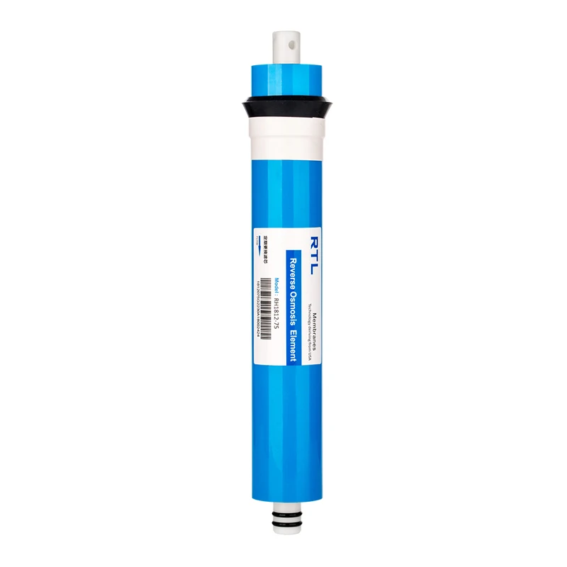 RTL 75G high rejection residential China blue ro membrane price for ro water filter